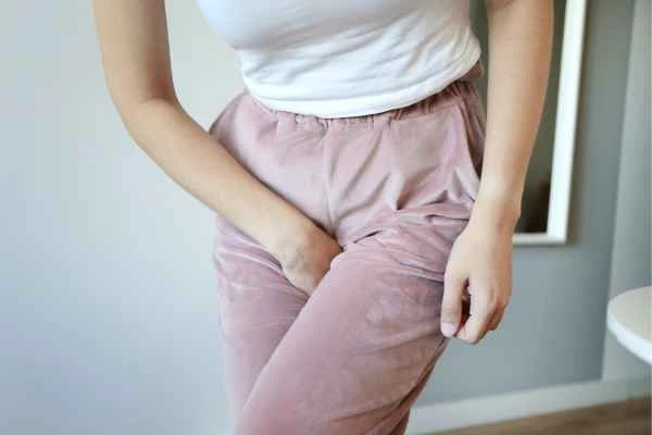 older woman running to the toilet because of urinary incontinence South Yardley