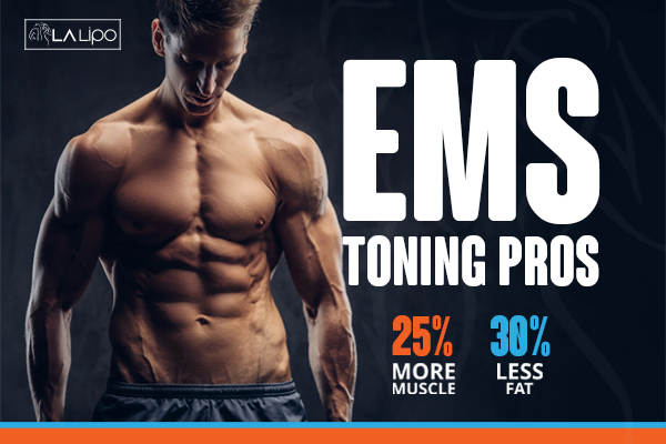 Image of man with sculpted stomach showing the fat loss and muscle gain of LA-EMS Body Sculpting Treatment South Yardley